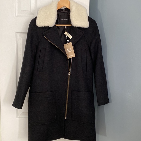 NWT Madewell Eldridge Zip Coat in Insuluxe Fabric - XXS - Picture 5 of 8